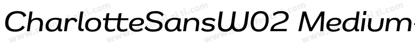 CharlotteSansW02 Medium字体转换